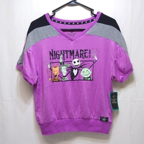 Nightmare Before Christmas Sleep Wear XS/XCH (0-2) Halloween Tim Burton's NWT - Picture 1 of 7